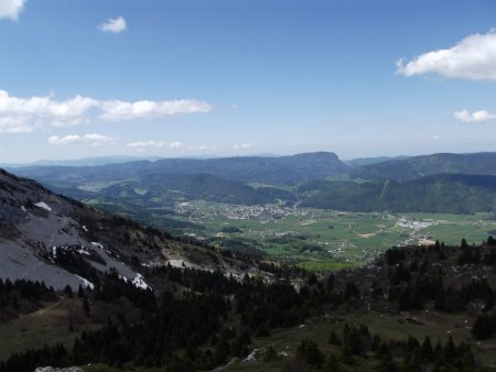 Au col de l’Arc, vue sur Villard de Lans