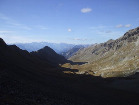 Les ombres s’étirent sur le vallon Laugier