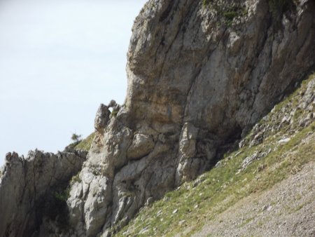 Zoom sur une minuscule arche de la Tête du Pin