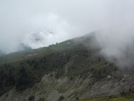 Le chalet d’alpage est en vue