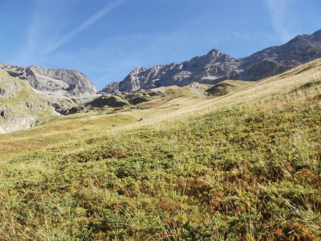 En montant vers l’abri du Vaccivier