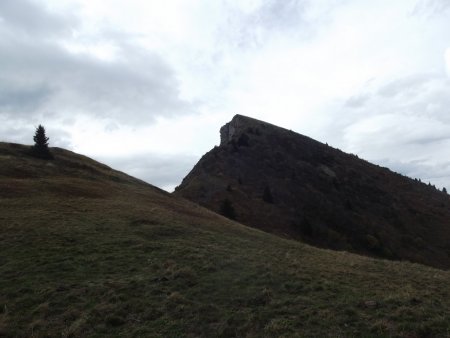 Au col d’Aspres, vue arrière sur Roche Courbe