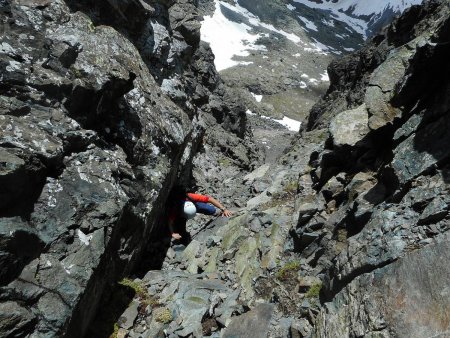 Couloir Sud-Ouest : 1ère partie, le couloir étroit.