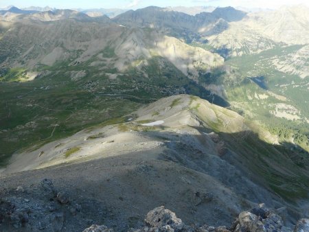 La Tête de Crépine au bout à rejoindre, c’est raide le départ.