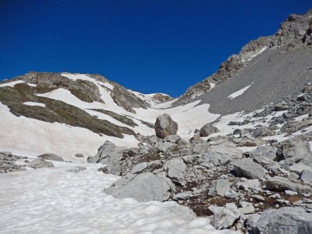 vers le col de Roche Noire