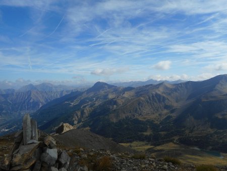 Sommet de Costa Rouenda vers le vallon de montée