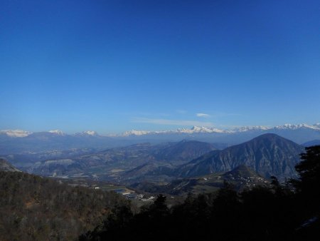 Vue sans zoom (secteur Piégut à droite).