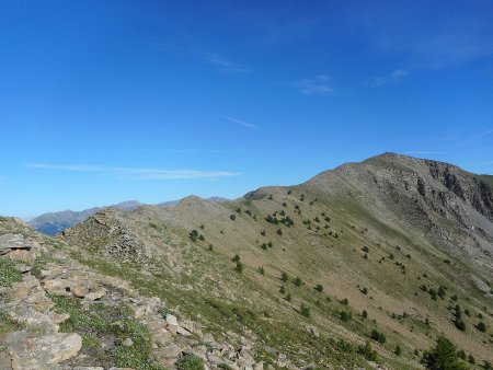 La crête côté Les Croix et Mont Orel