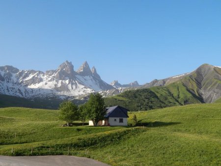 Les aiguilles - vue de la table d’orientation