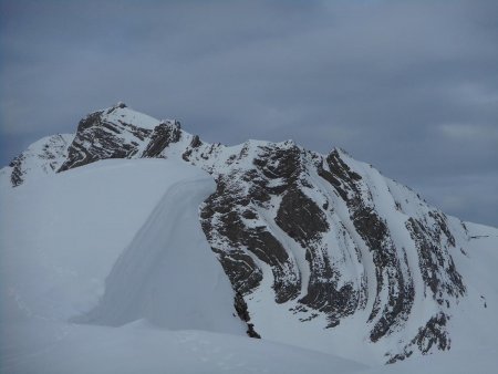 Mère nature travaille roche et neige...