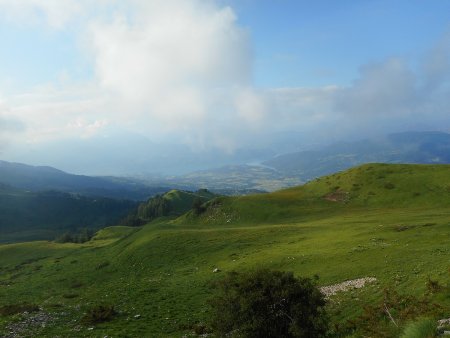 le lac de Serre Ponçon masqué ce jour