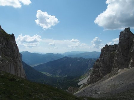 Du col, vers la Jarjatte