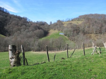 Vue arrière vers le col de Napale.