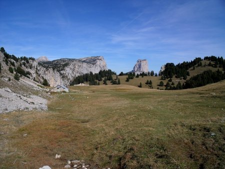 rocher du parquet et mont aiguille