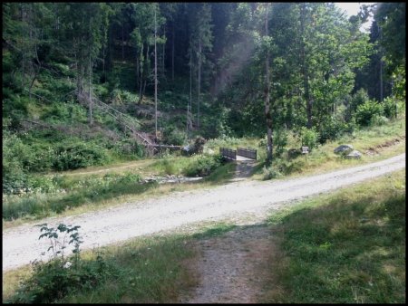 Piste du Ravin du Pleynet et Pont de la Sauge.