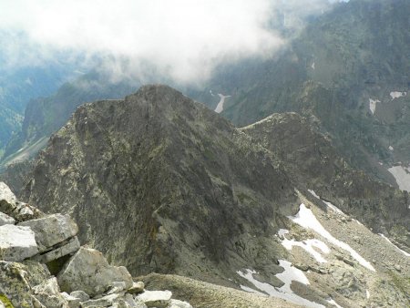 Regard arrière vers le Mont Collomb