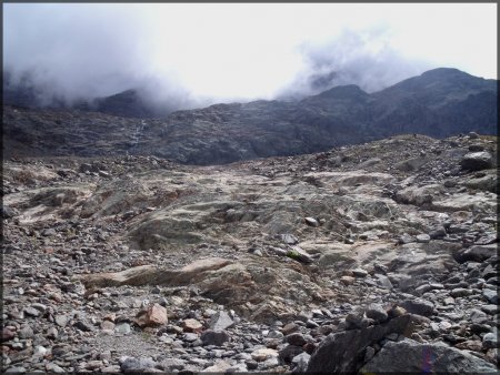 Plateau des Petites Rousses vers le lac de la Fare.