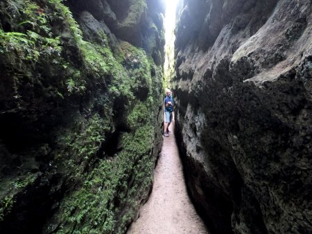 Certains passages nécessitent de passer de profil.