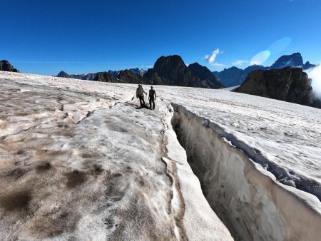 Vue vers la Barre des Ecrins