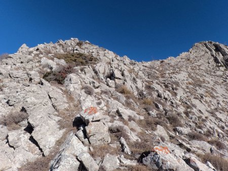 Bientôt sur la crête.