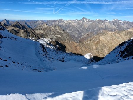 Au col de la Pointe des Moutières.