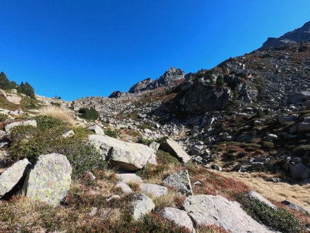 À proximité du col des Calmettes.