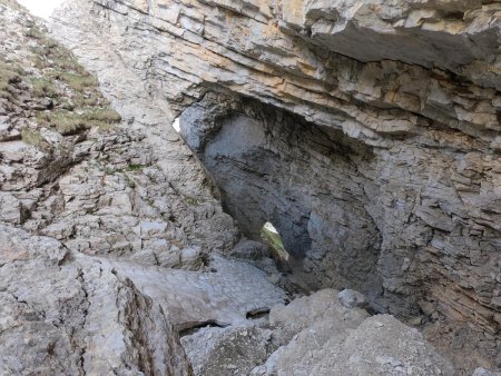 Vue plongeante sur la traversée effectuée.