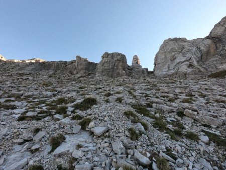 La traversée avant le cirque entre les deux Jumeaux.