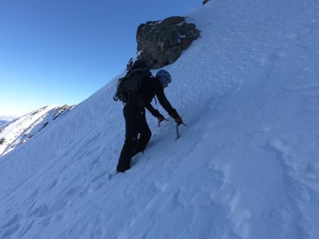 La pente s’est à nouveau adoucie.