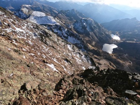 Vue plongeante pendant la traversée