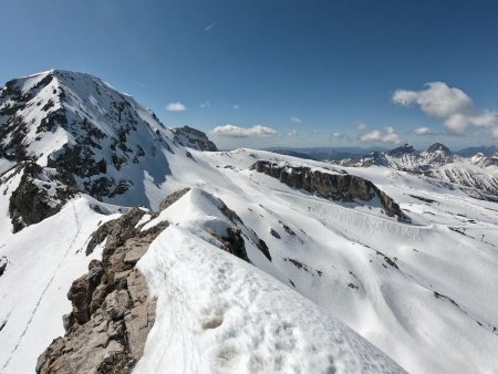 Vers la Tête de Sommarel et les Garnesier.