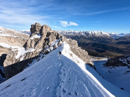 Vue vers Roche Courbe.