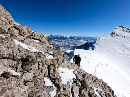 Dans un passage en mixte.