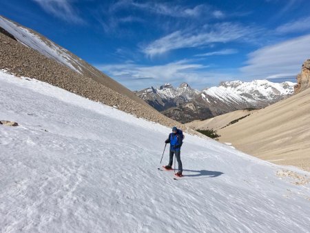 L’enneigement devient plus conséquent.