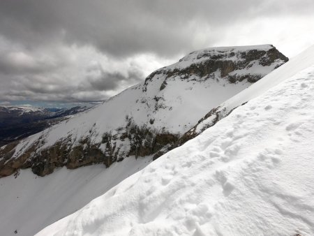 Sur la crête.