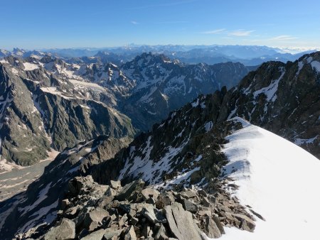 Vers le Glacier Blanc et les Agneaux.