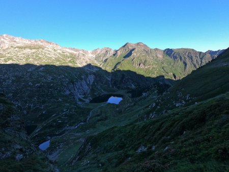 Vue vers le lac d’Espingo.