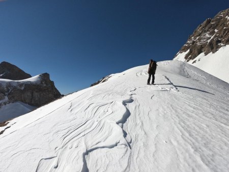 Sur la croupe du Serre Long.