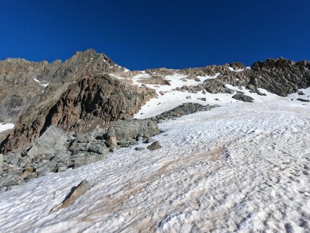 De ce côté c’est pour aller au Pic du Glacier Blanc.