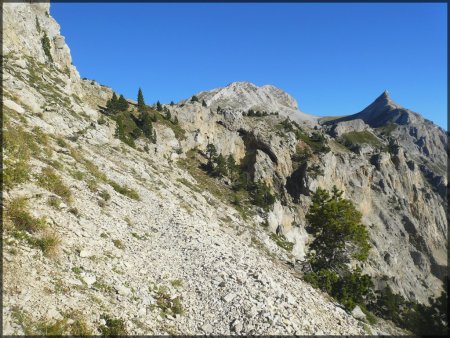 En montant au Pas du Fouillet.