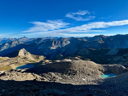 Lac de Saint Anne et Lac du glacier de la Combe de la Petite Part