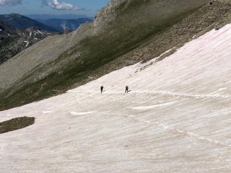 Traversée de névés