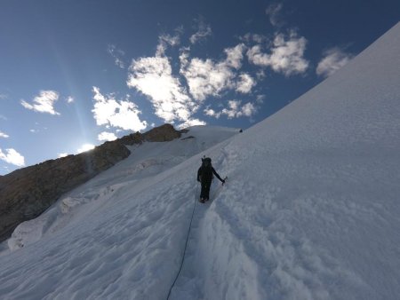 La trace est bien marquée