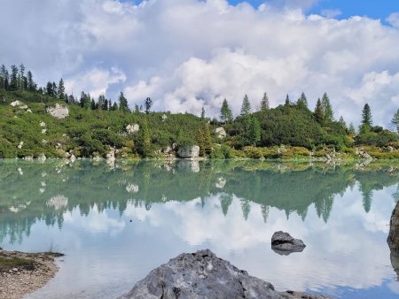 Vue du lac côté «plage» 