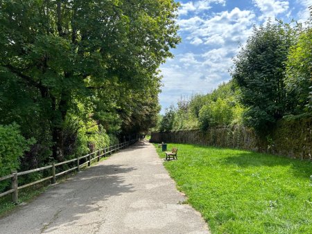 le bucolique Chemin de la Fauconnière, une promenade très prisée des Pontissaliens et des Pontissaliennes