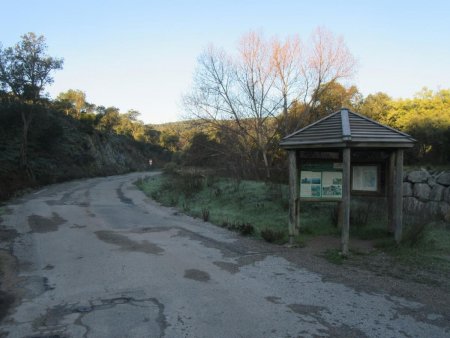 Départ de la guérite du Conservatoire du littoral .