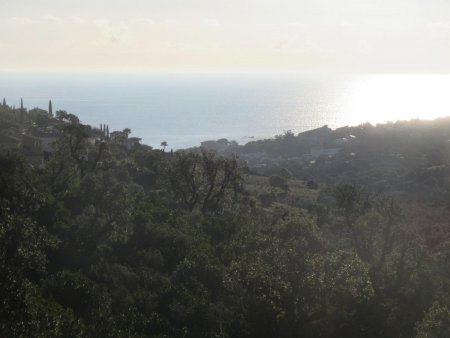 La mer omniprésente lors de cette randonnée entre Fréjus et Sainte Maxime.