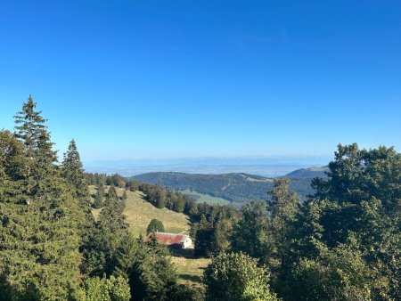 Belle vue, de la Cabane de la Gym