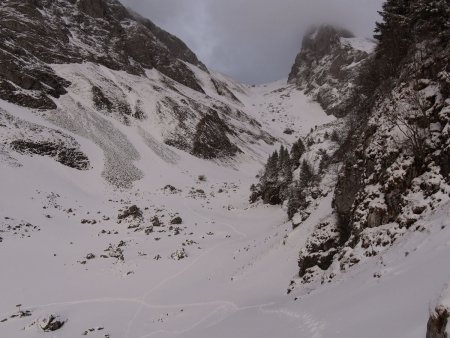 Retour au fond du vallon d’Oche.