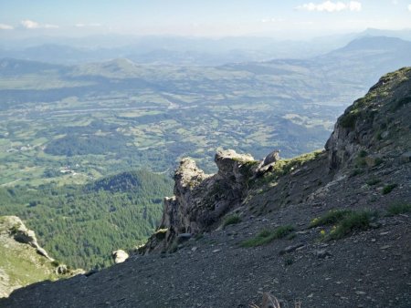 Dans la descente du Pic Queyrel